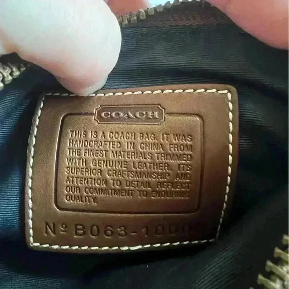 Coach Lynda Denim Patchwork Crossbody Bag B063-10006 - Picture 14 of 15